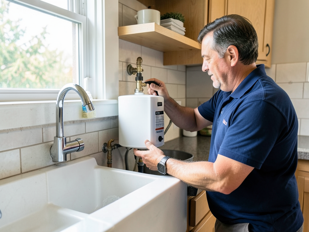 Adding a Point of Use Water Heater to Your Madison Park Home Office or Workshop