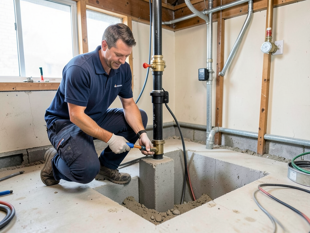 Planning the plumbing for a new basement bathroom